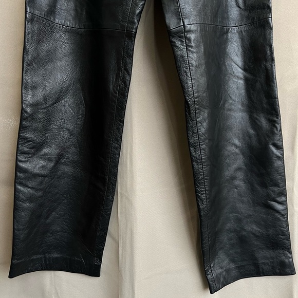 B&J High-rise Leather Pants - Picture 2 of 5